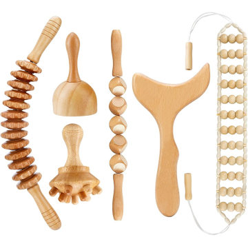 Outils de massage de thérapie du bois Point de déclenchement de la douleur de la cellulite